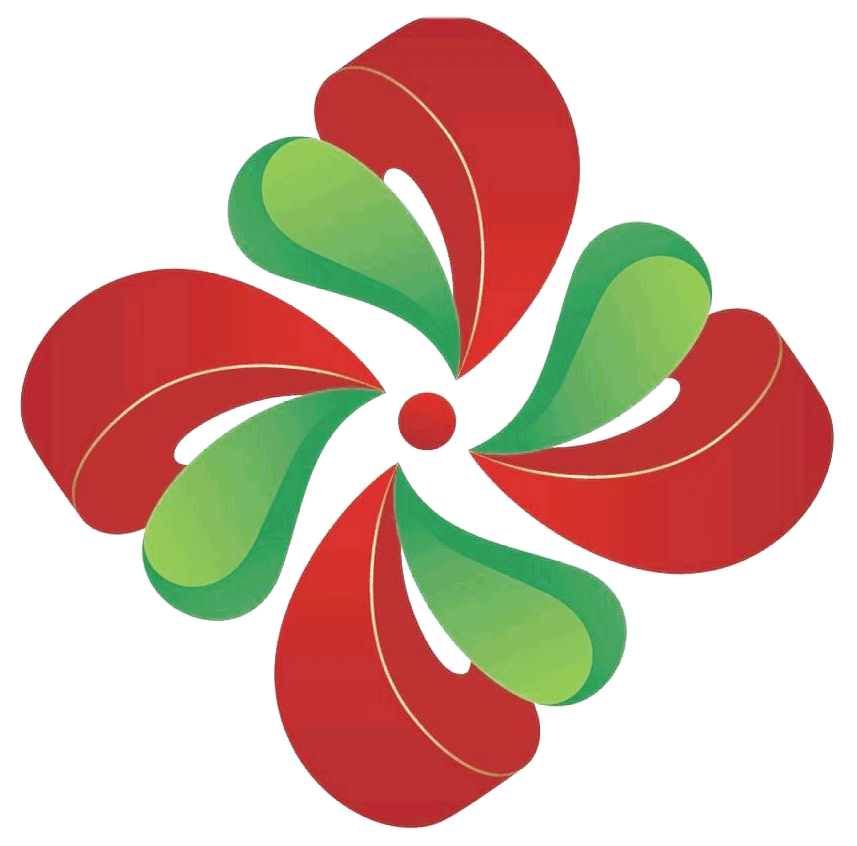 Pinwheel Flower Cosmetic